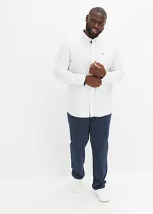 Chemise manches longues Oxford à broderie, bonprix