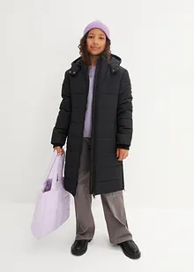 Manteau matelassé fille avec capuche amovible, bonprix