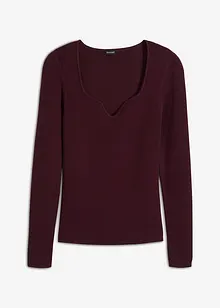 Pullover mit Herzauschnitt, bonprix