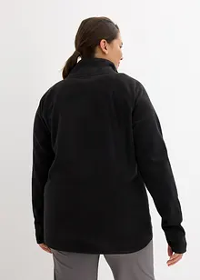 Fleecejacke mit Reißverschluss-Taschen, bonprix