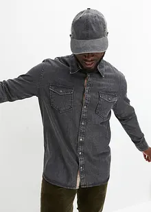 Chemise en jean, manches longues, bonprix