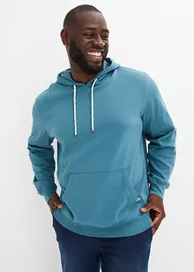 Kapuzensweatshirt mit Komfortschnitt und recyceltem Polyester, bonprix