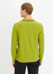 Langarm - Poloshirt aus Bio-Baumwolle, bonprix