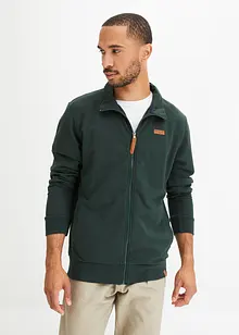 Sweat zippé avec col montant, bonprix