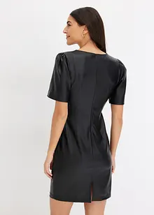 Lederimitat-Kleid, bonprix