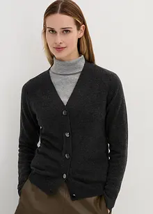 Cashmerestrickjacke mit Good Cashmere Standard®-Anteil, bonprix