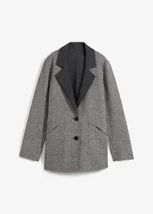 Blazer réversible en laine avec motif Prince de Galles, bonprix