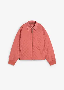 Blouson matelassé à col en velours côtelé, bonprix