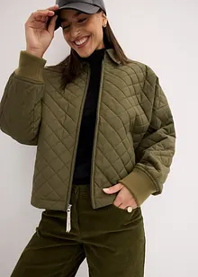 Stepp-Blousonjacke mit Cord-Kragen, bonprix