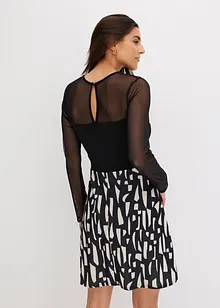 Kleid mit Netz-Einsatz, bonprix