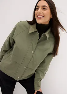 Jacke mit Cord-Stehkragen, bonprix