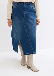 Jupe asymétrique en jean extensible, John Baner JEANSWEAR