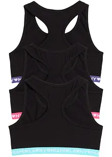 Mädchen Bustier mit Bio-Baumwolle (3er Pack), bonprix