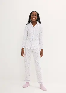 Mädchen Pyjama mit Bio-Baumwolle (2-tlg. Set), bonprix