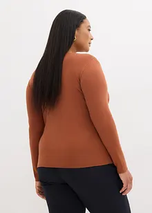 Pull avec un décolleté ondulé, bonprix