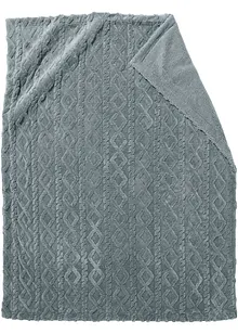 Kuscheldecke mit Struktureffekt, bonprix