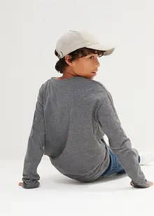 Jungen Langarmshirt mit Bio Baumwolle, bonprix