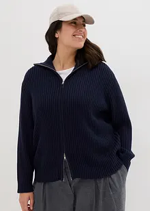 Strickjacke mit Reißverschluss, bonprix