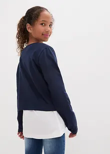 Mädchen Jerseyjacke mit Bio Bauwolle, bonprix