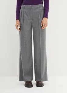 Pantalon à pinces en laine, bonprix