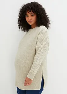 Pull de grossesse et d'allaitement en maille chaude, bonprix