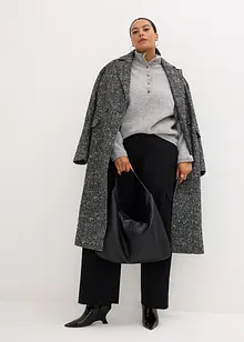 Pull oversize en mélange laine et alpaga, bonprix