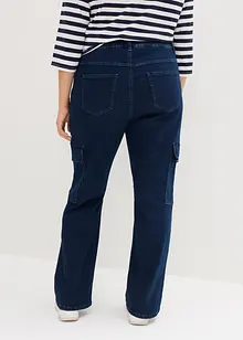 Cargo-Jeans High Waist, Bequembund, bonprix