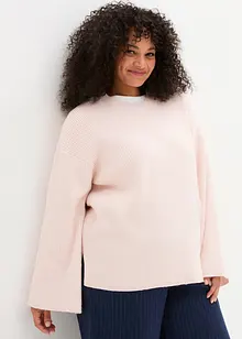 Boxy-Pullover aus Rippstrick, bonprix