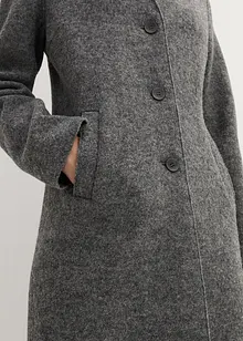 Manteau en laine foulée, bonprix