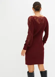 Robe en maille à empiècement dentelle, BODYFLIRT boutique