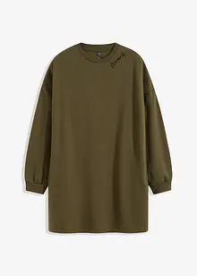Robe molletonnée oversize, bonprix