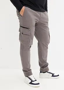 Stretch-Schlupfhose mit Cargotaschen, Regular Fit, bonprix