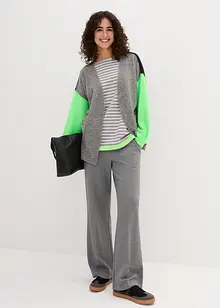 Oversize-Strickjacke mit Color-Blocking, bonprix