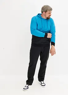 Kapuzensweatshirt mit recyceltem Polyester, Farbverlauf, bonprix