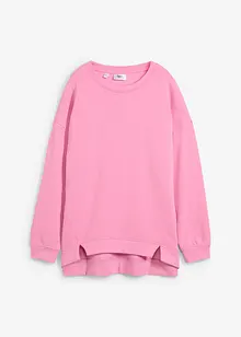 Oversize Sweatshirt mit kleinen Schlitzen am Saum, bonprix