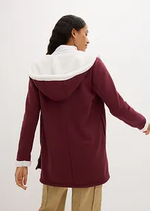 Veste molletonnée avec finitions en polaire Teddy, bonprix