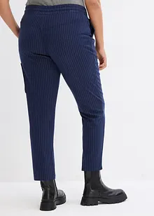 Pantalon taille extensible à fines rayures, bonprix