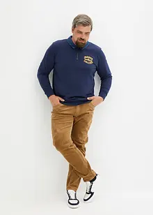 Sweatshirt mit Polokragen, bonprix