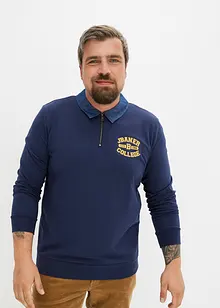 Sweatshirt mit Polokragen, bonprix