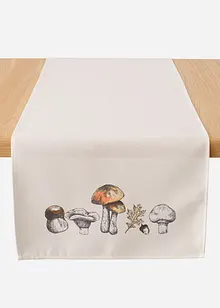 Chemins de table à imprimé champignons, bonprix