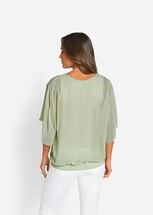 Chiffonbluse mit Untertop, bonprix