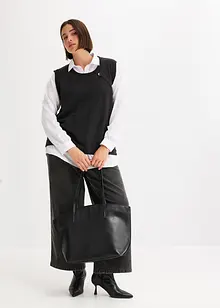 Pullover mit Blusen-Einsatz, bonprix