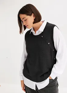 Pullover mit Blusen-Einsatz, bonprix