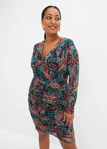 Robe imprimée en mesh, bonprix