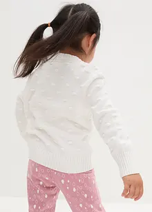 Pull en maille et écharpe (ens. 2 pces) pour fille, bonprix