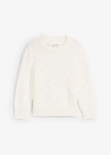 Pull en maille et écharpe (ens. 2 pces) pour fille, bonprix