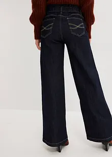 Wide Leg Jeans High Waist, Paperbag, bonprix