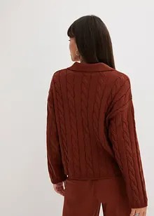 Pull oversize doux contenant du cachemire, bonprix