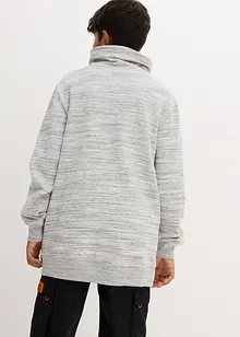 Jungen Sweatshirt mit Stehkragen, bonprix