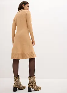 Strickkleid mit Polokragen, bonprix